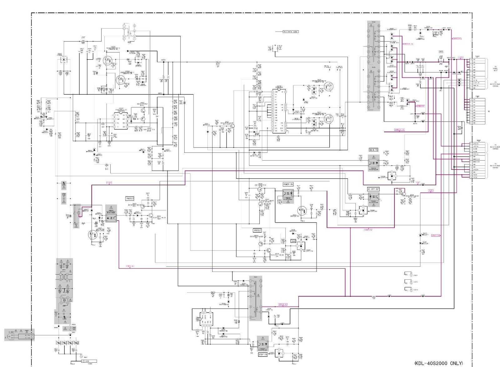 Ремонт телевизора sony kdl 40w605b - устранение ошибок
