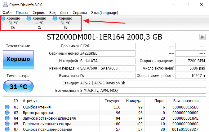 Как проверить ssd и m2 диски на ошибки, состояние диска и атрибуты smart