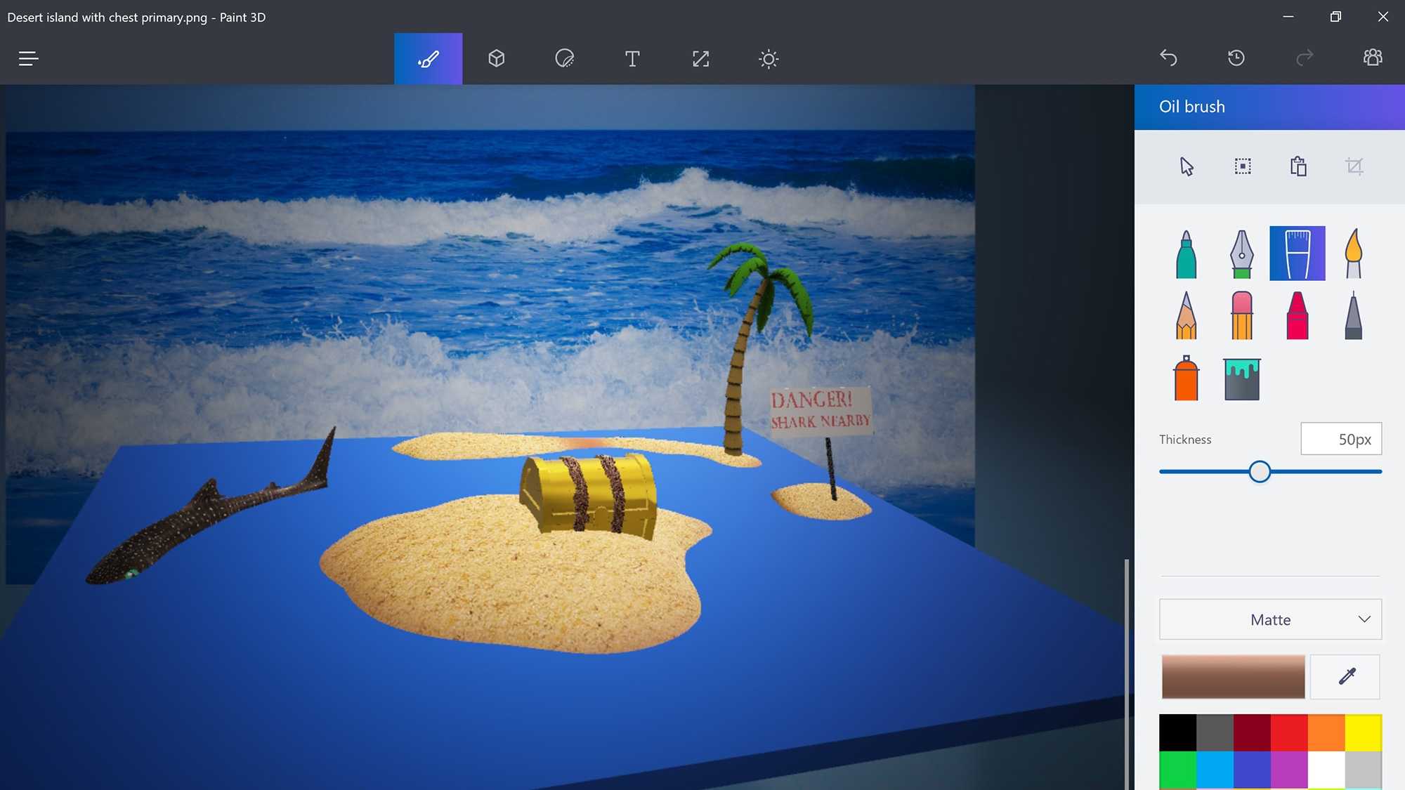 Что можно нарисовать в paint 3d