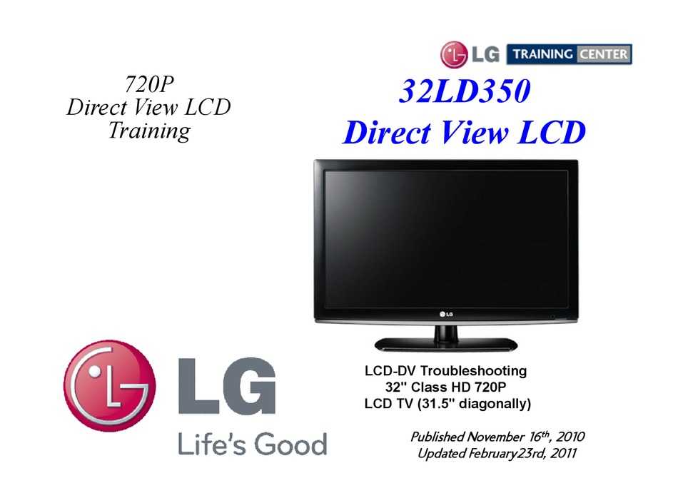 Телевизор lg 32ld350