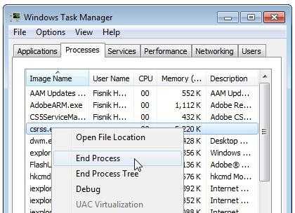 Процесс csrss.exe и загрузка процессора – причины и способы устранения проблемы