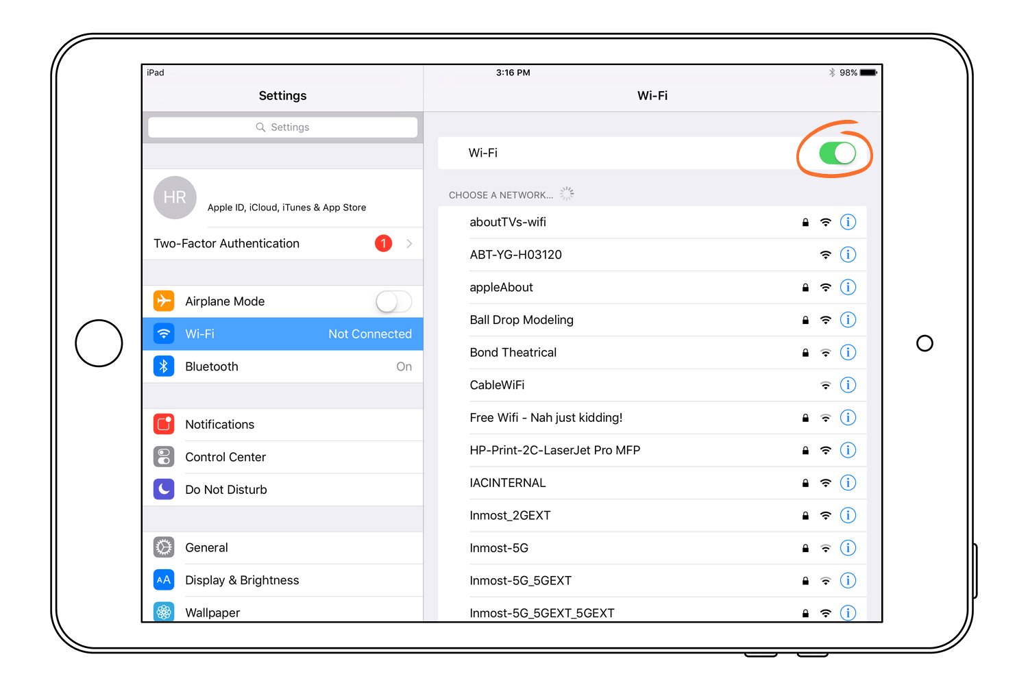 Choose network. Подключить WIFI В айпаде. IPAD настройки WIFI. Айпад настройки вай фай. Включение вай фай на айпаде.