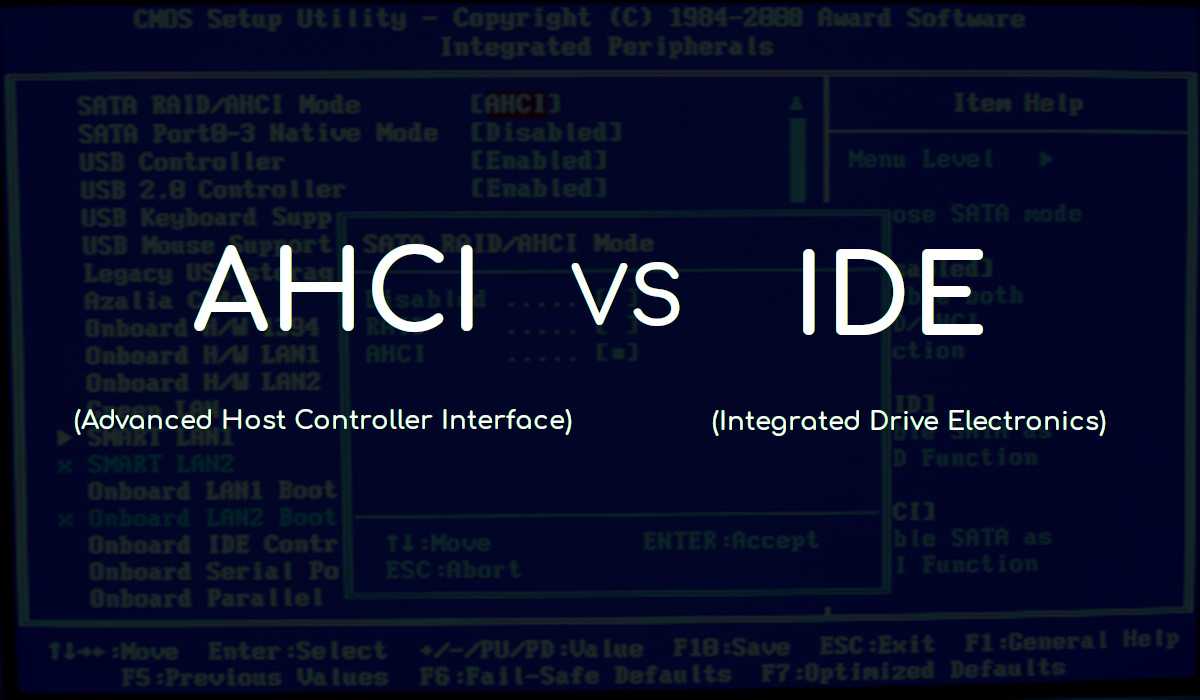 Как включенить режим работы жестких дисков ahci без переустановки windows