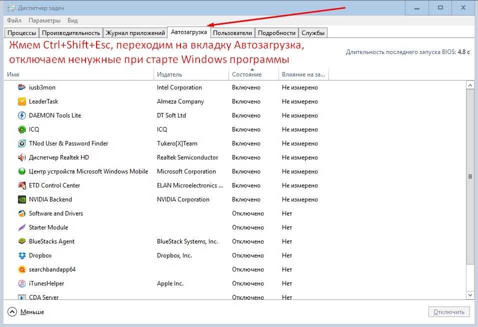 8 программ, которые можно смело отключить в автозагрузке windows