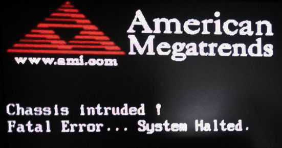 Что такое Fatal error system halted при включении компьютера и как его убрать