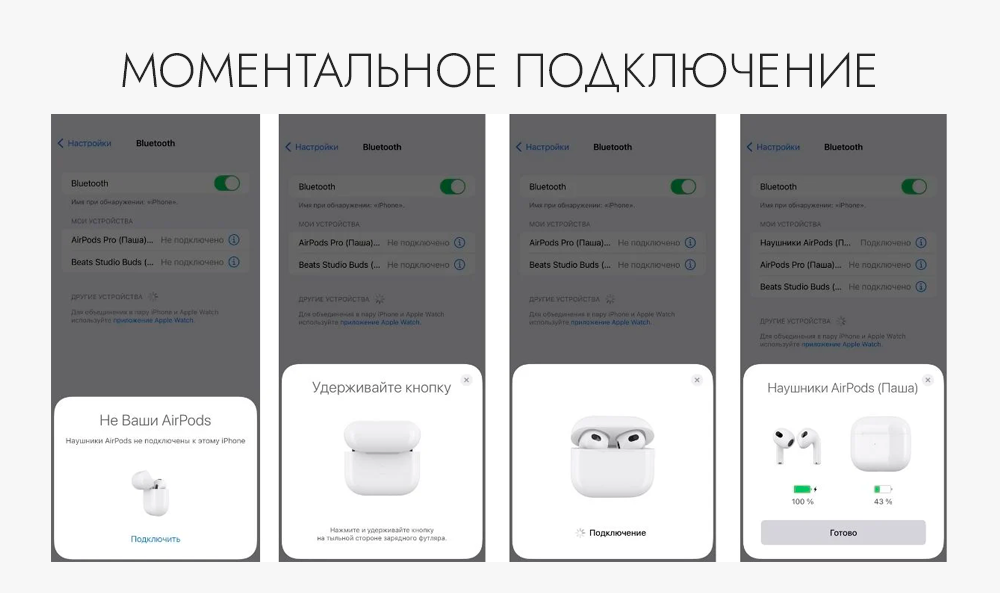 Как подключить airpods к iphone: без любых проблем