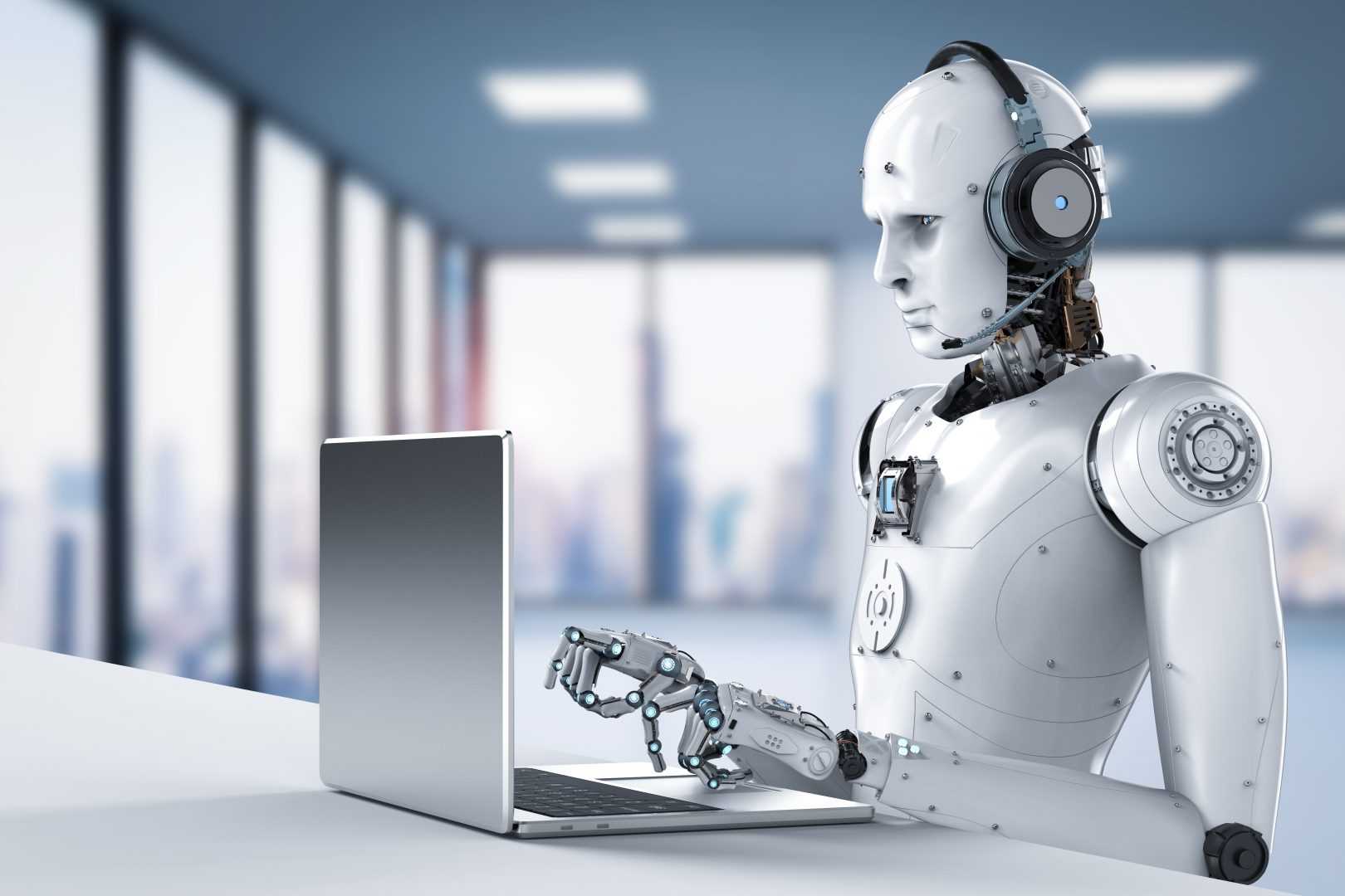 Робототехника и ии. Искусственный интеллект. Компьютерный робот. Робот с искусственным интеллектом. Умный робот.