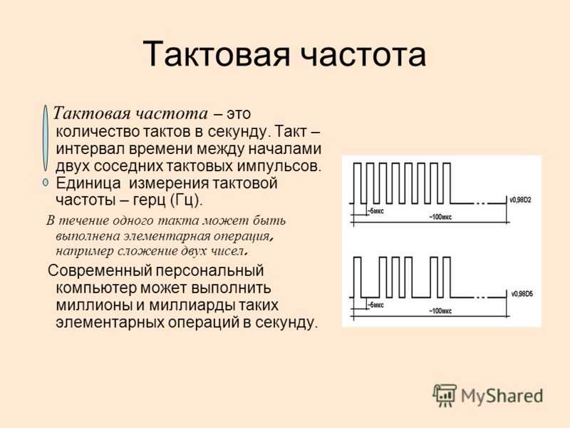 Тактовая частота памяти процессора – что это такое и чем измерить производительность пк
