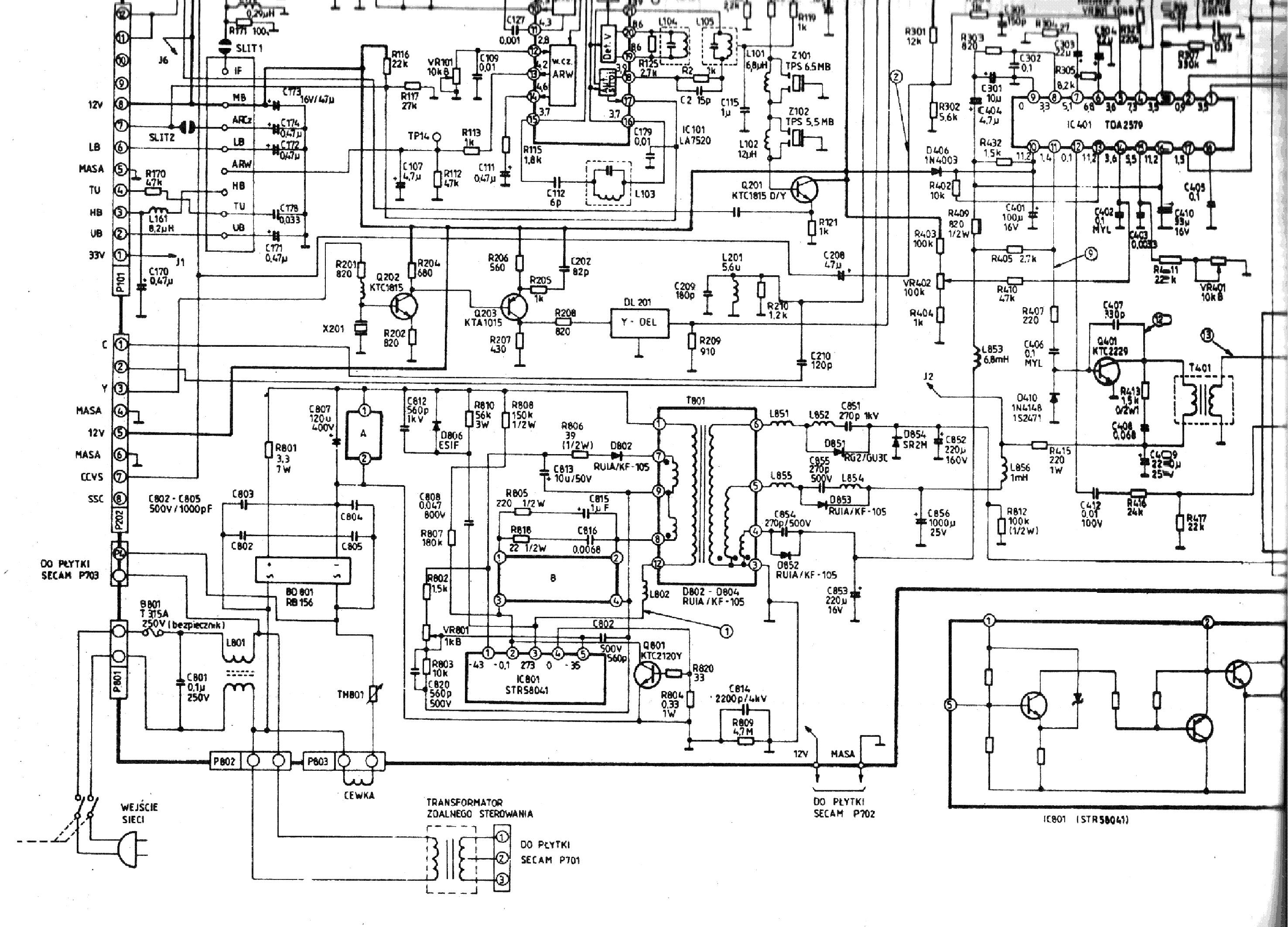 Supra stv lc27270fl схема