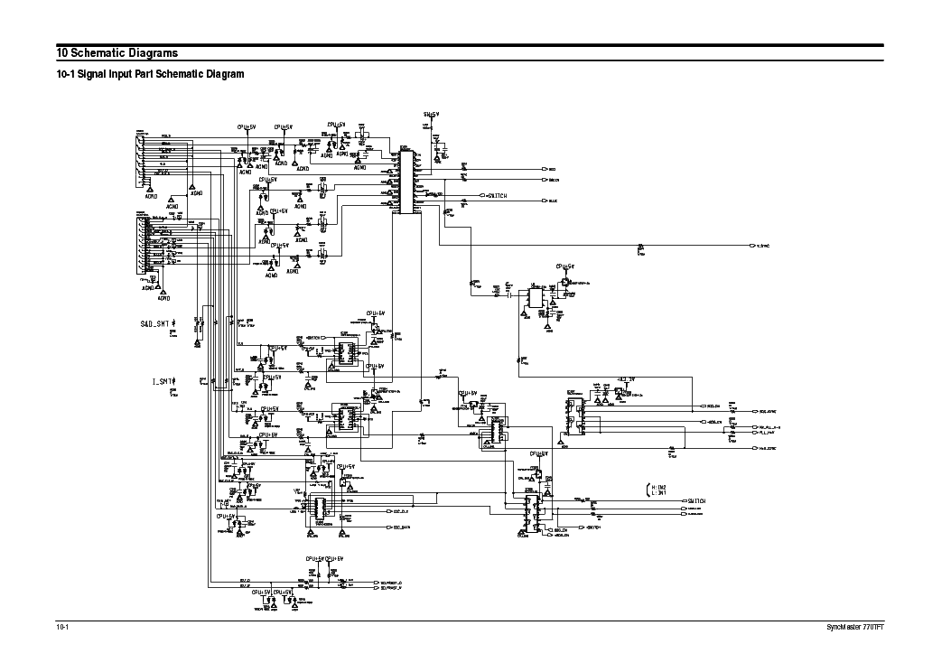 Схема монитора samsung 940mw 940mg