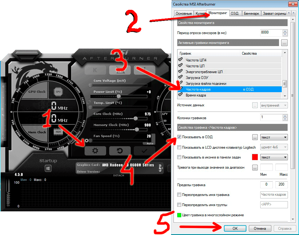 Подробно о том, как включить счетчик FPS в игре при помощи программы MSI Afterburner