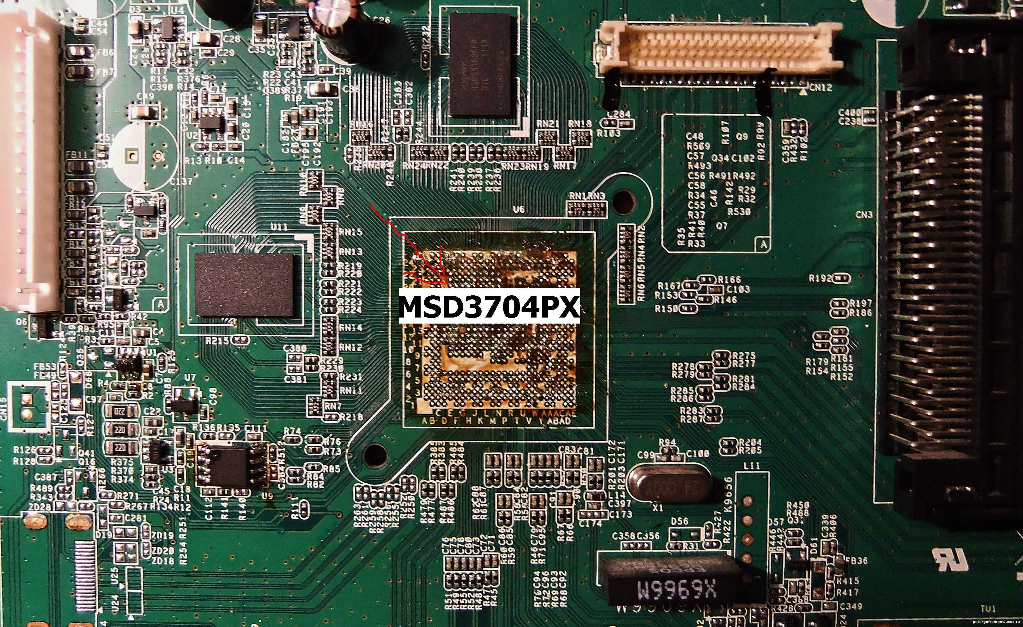 Toshiba 40l6353rk гаснет подсветка