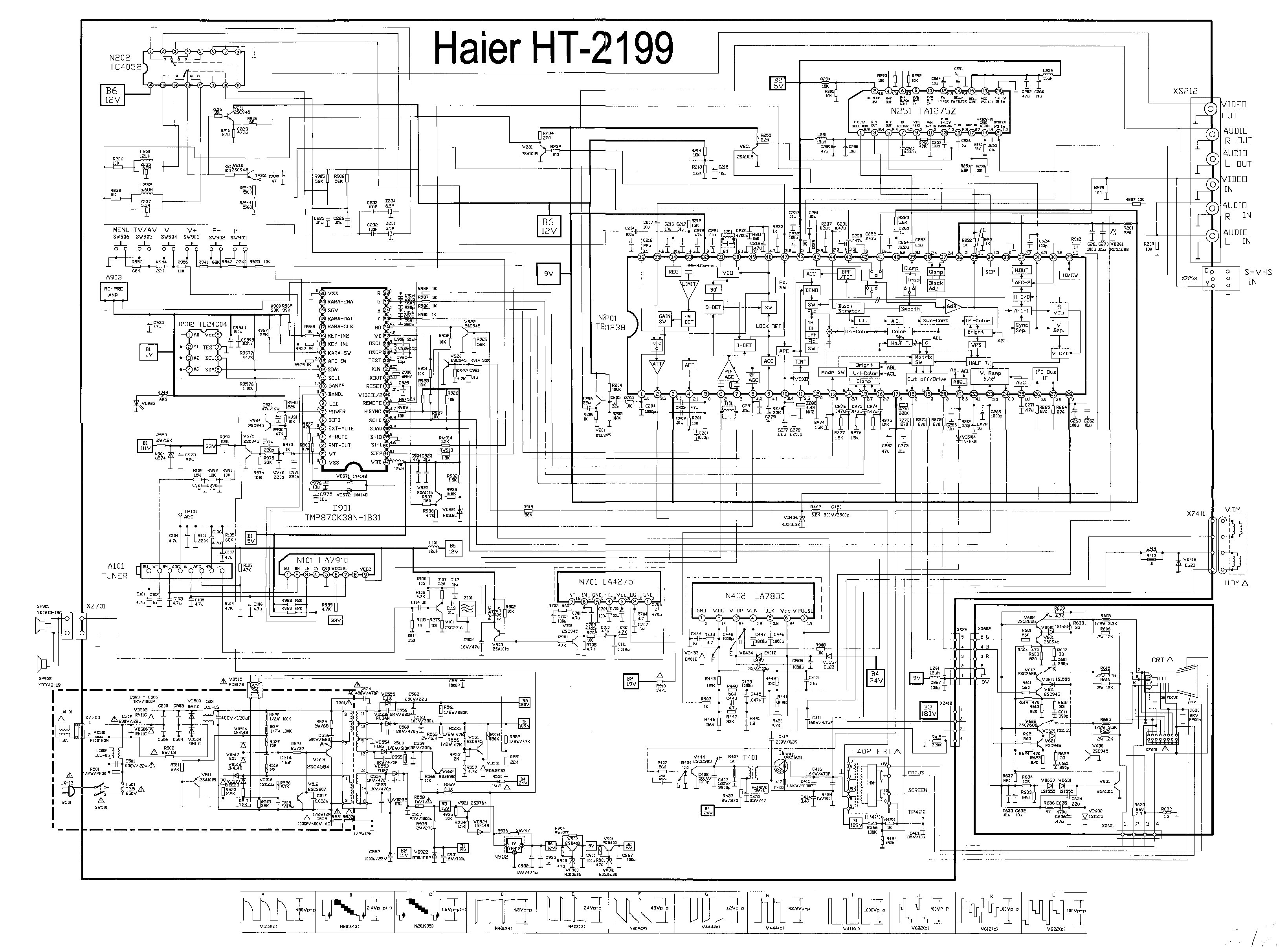 Haier le32b8500 ремонт подсветки