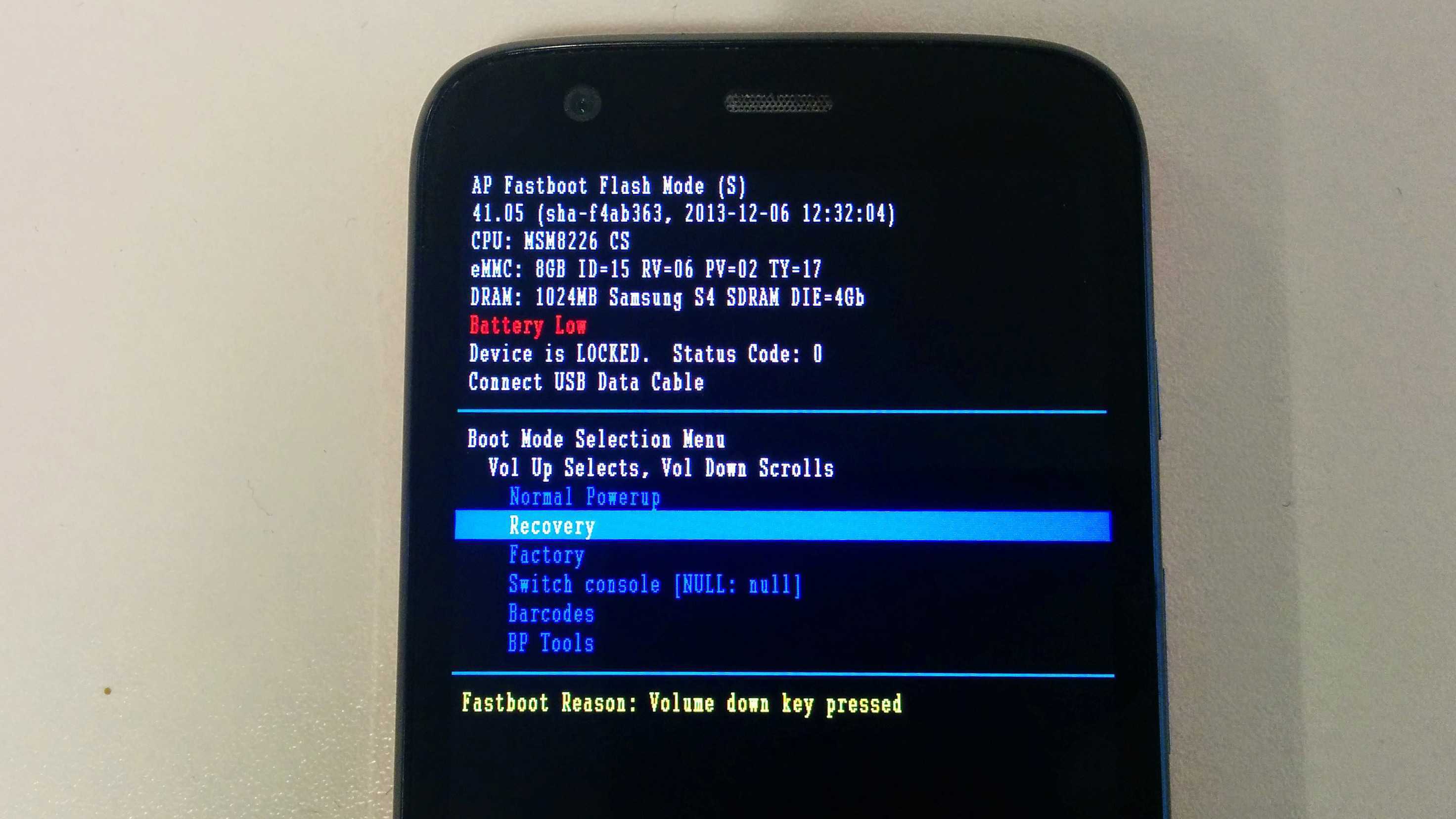 Fastboot mode в android