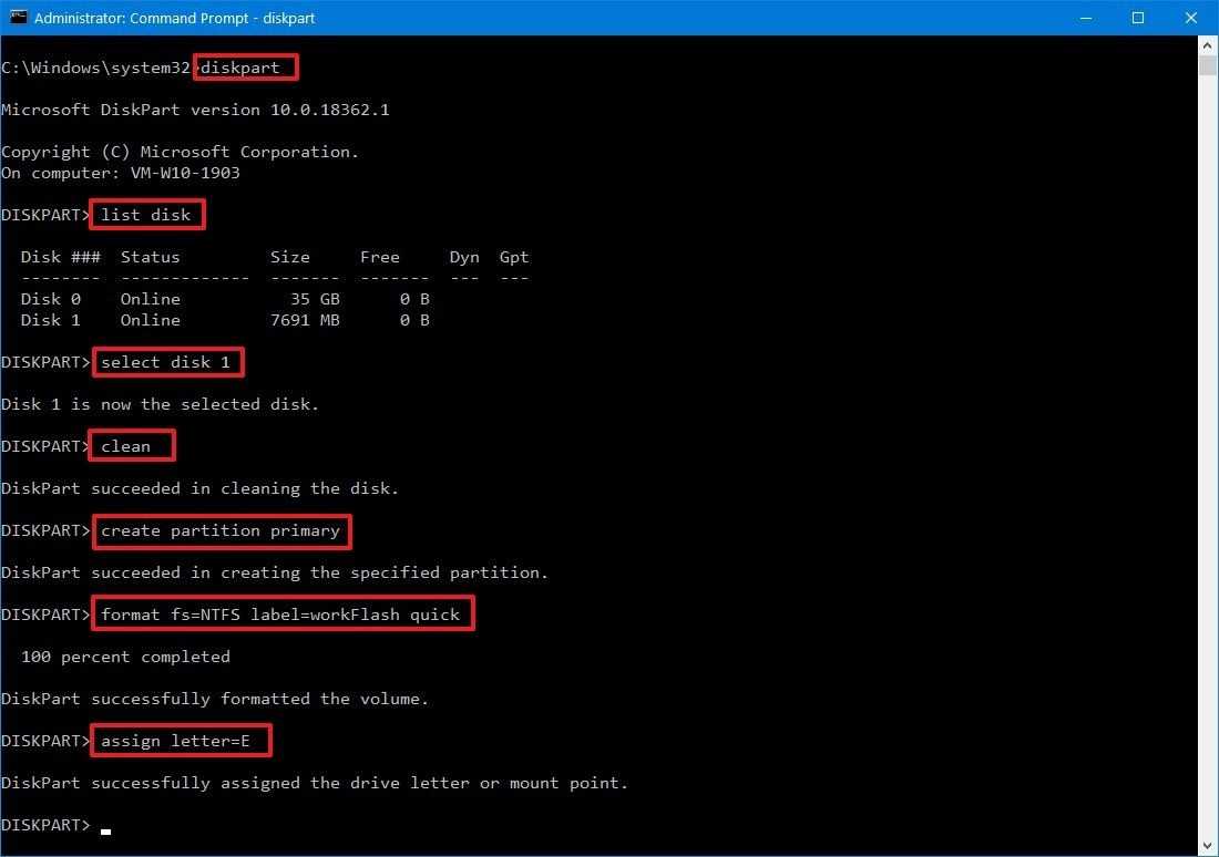 Diskpart – guide for windows xp, vista, 7, 8, 10