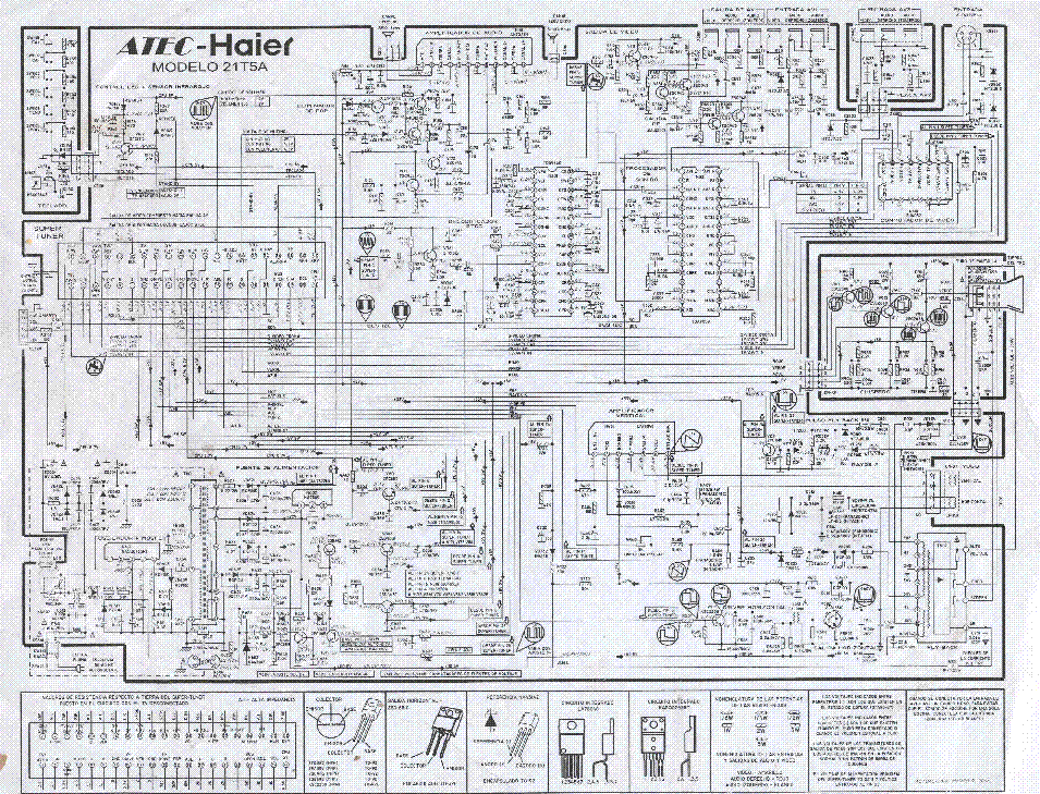 Haier le32k6000s схема