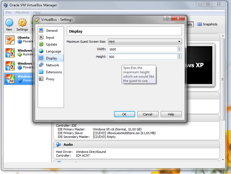 Как сделать virtualbox на весь экран (windows, linux)