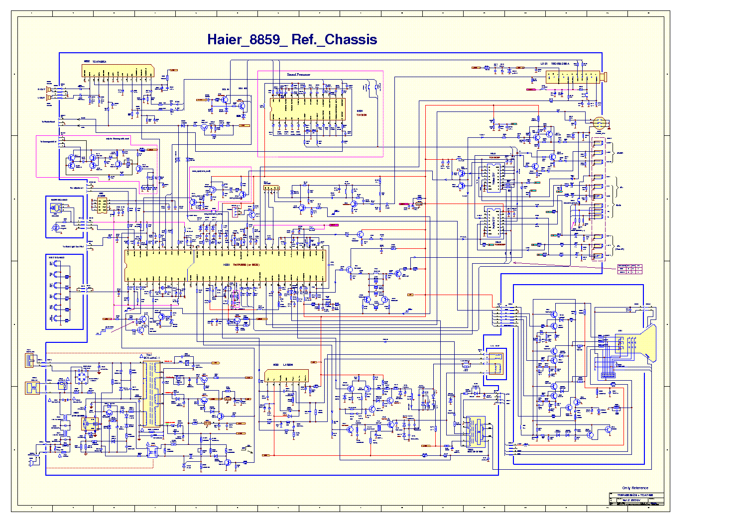 Haier le32k6000s схема