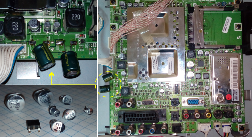 Samsung ue32f5300 нет изображения | тут схемы