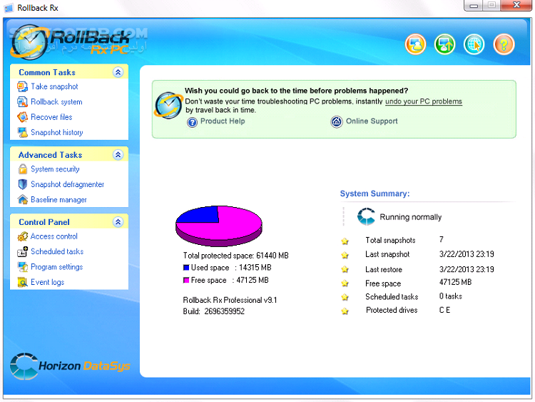 Как создать снимок системы windows — rollback rx. rollback rx home: восстановление windows