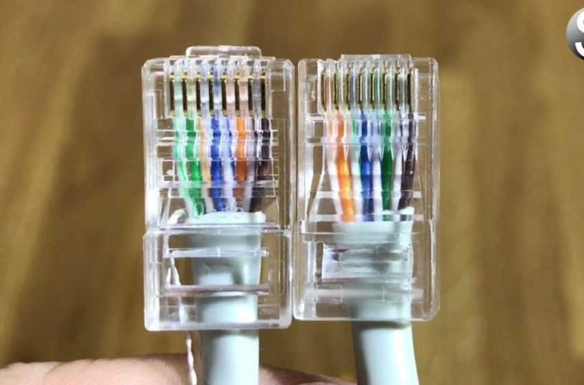 Как обжать кабель rj-45 для интернета дома