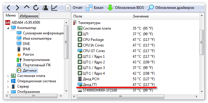 Оптимальная температура cpu и gpu для игр