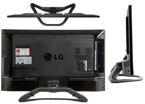 Как закрепить телевизор на подставке lg