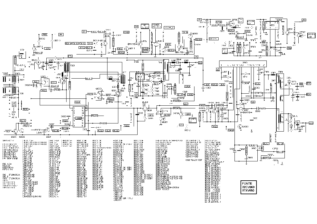 Toshiba 32av703r. ремонт, схема, сервис