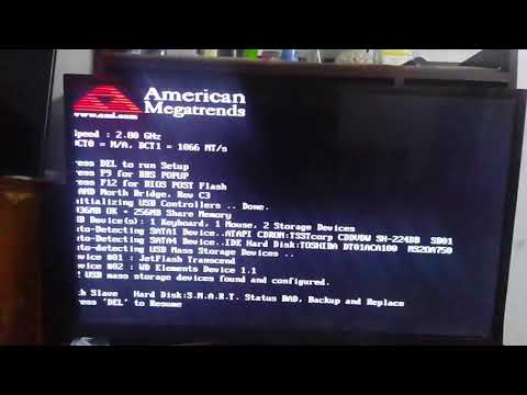 How to resolve s.m.a.r.t. status bad backup and replace error