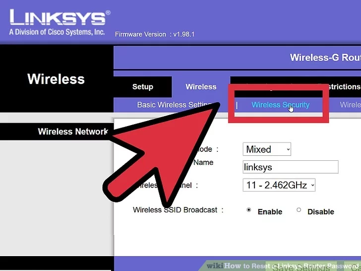 Как сбросить пароль на роутере linksys - wikihow