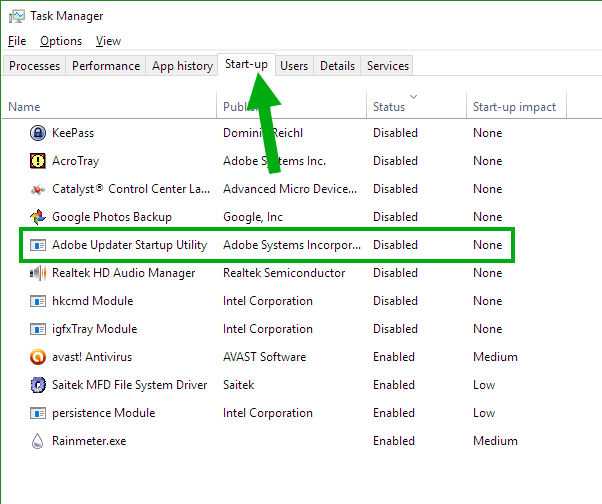 Updaterstartuputility.exe - что это такое?