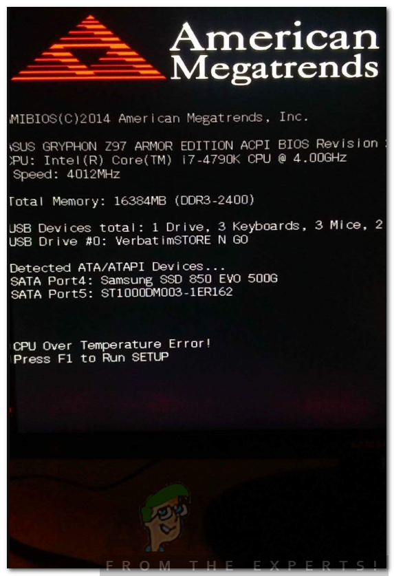 Как исправить cpu fan error press f1 to resume самостоятельно?