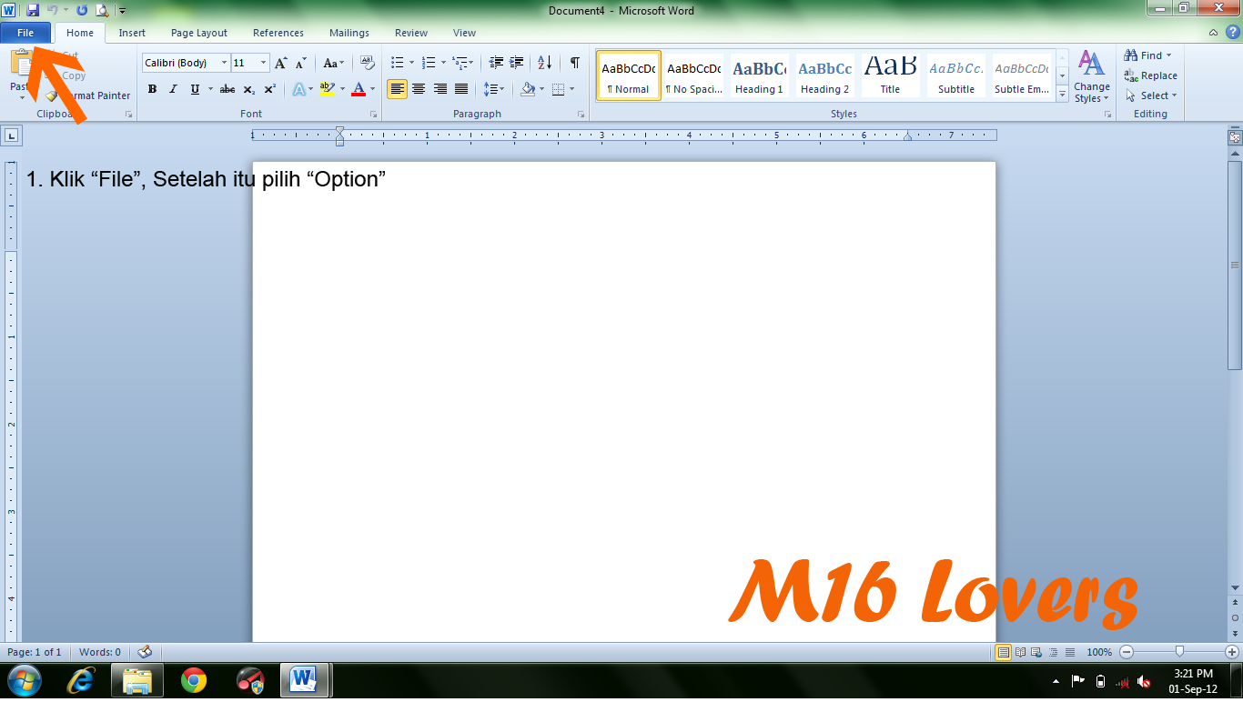 Создание фона страницы в word 2010 (часть 1)