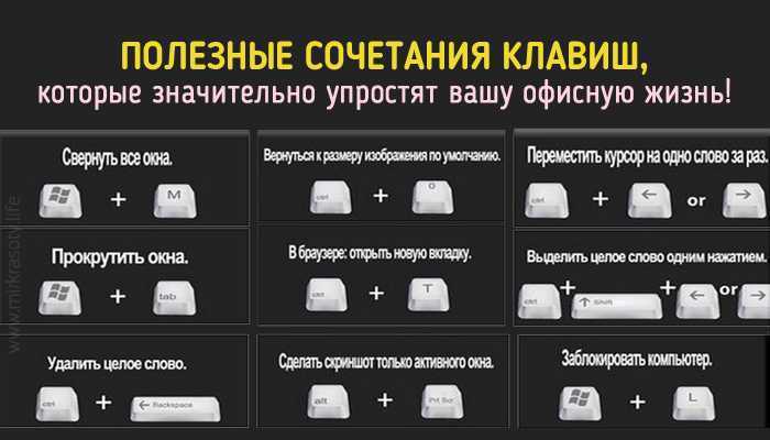 Горячие клавиши